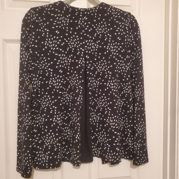 J. Jill Wearever Collection size XS Cardigan Travel Knit Stretch Jacket Black - Picture 3 of 7